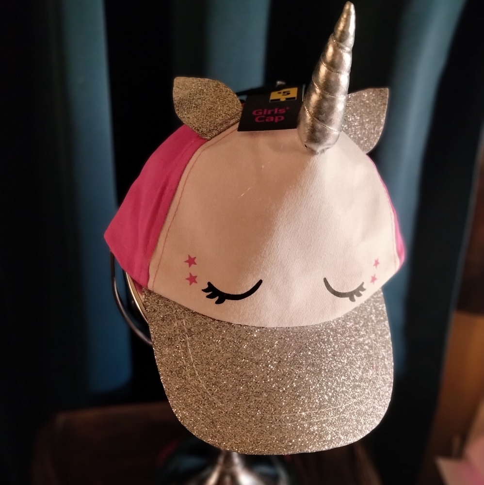 Girls unicorn ballcap